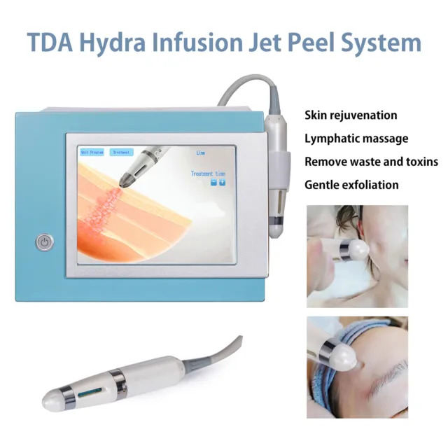 Máquina de cuidado de la piel Derma Jet Peel Infusión TDA Hydra Spa eliminación de arrugas faciales