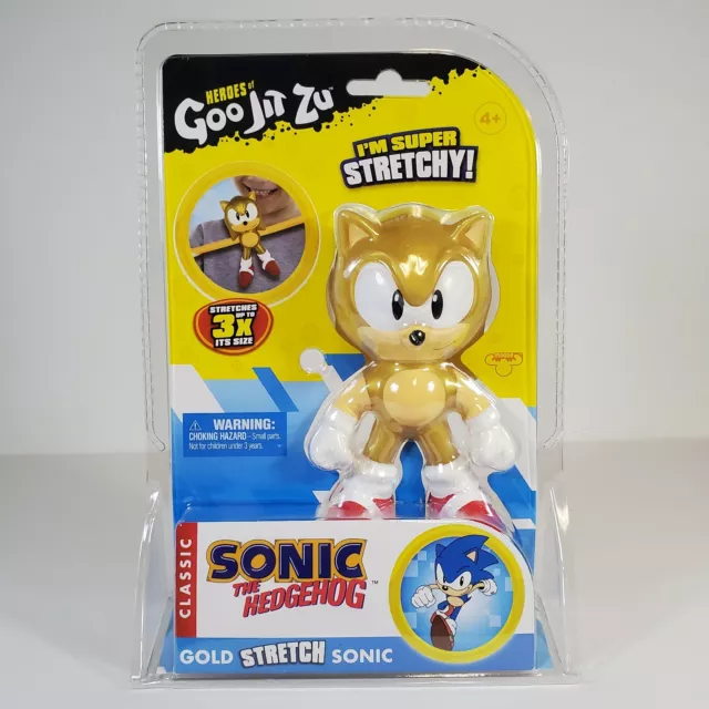 HEROES OF GOO Jit Zu Sonic the Hedgehog klassisch gold super dehnbar ...