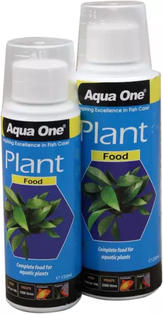 Aquarium Plant Food 250Ml Fish Tank 92168 Aqua One Nutrient Enzyme Health