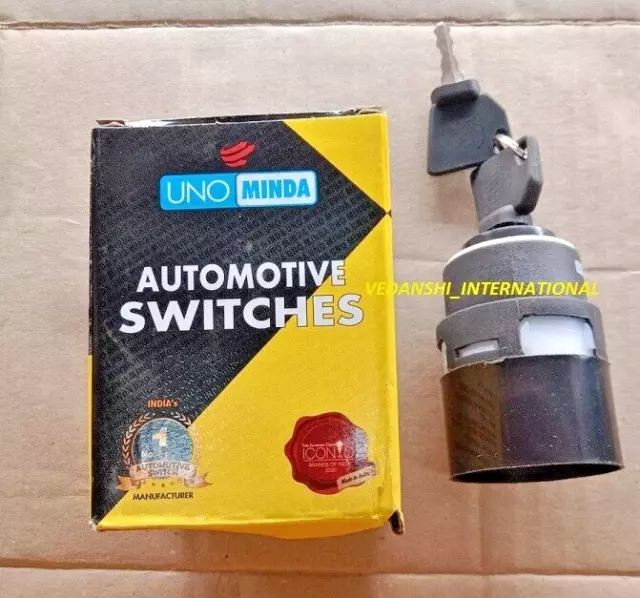 Jcb Backhoe - Ignition Switch With 2 Key Genuine Minda