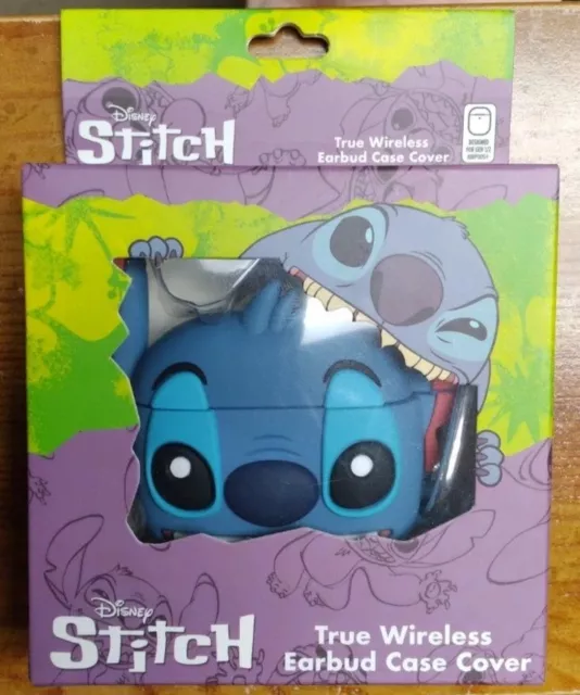 Disney Stitch True Wireless Earbud Case Cover NEW