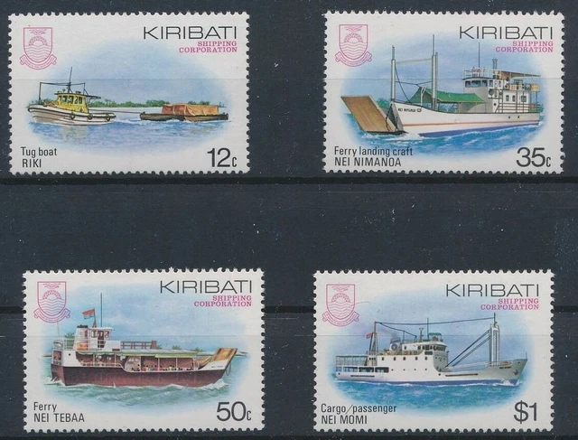 KIRIBATI 1984 - Shipping Corporation - Set of 4 - MNH EUR 2,03