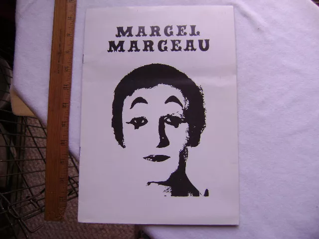 1974 Marcel Marceau German Tour Program (written in German)