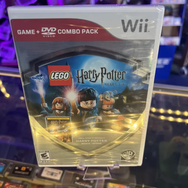 Lego Harry Potter Years 1-4 Game + DVD Combo Pack (Nintendo Wii,2013) New Sealed