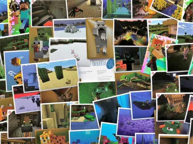 Álbum de colección de pegatinas PANINI Minecraft Treasure (2021) incl. 256 pegatinas / 7 LE TC 3