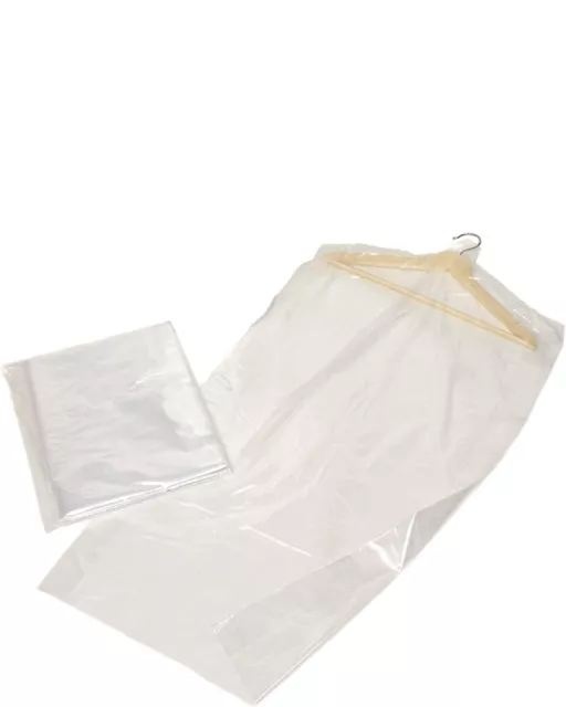 Garment Covers Film Dry Cleaners Clear Polythene Plastic Bags Clothes Bag Bags