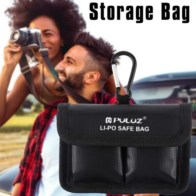 Battery Explosion-Proof Pouch Battery Safe Bag Battery Protection Storage Bag