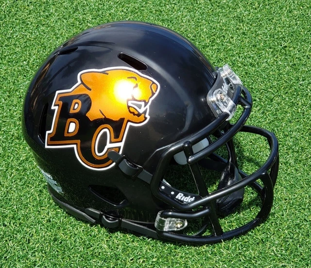 baylor mini football helmet Sailor Bear Collection Speed Urban Alma Bryant vs Davidson point chinstrap Color:Slate Grey
