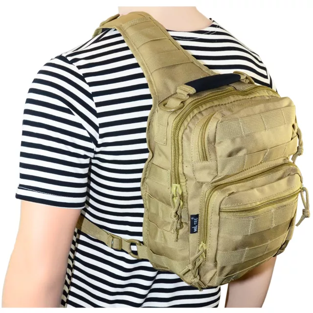 Sac d'épaule tactique Coyote MOLLE Militaire Armée Sac à dos