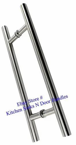 Entry Door Pull Long Handle 70" 1800mm Brushed 304 Stainless Steel Large Ladder 3