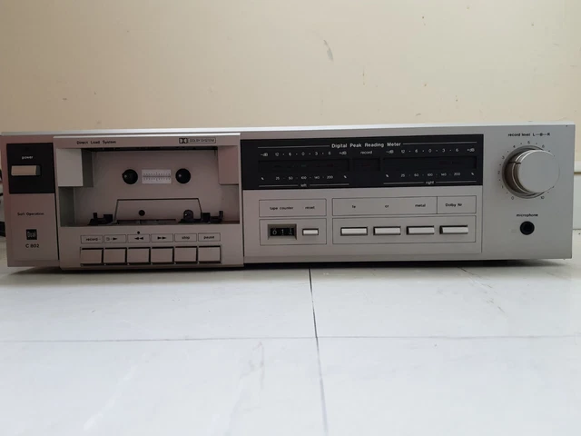 Platine cassette vintage Dual C 802 + notice – Fonctionne - Photo, audio & vidéo