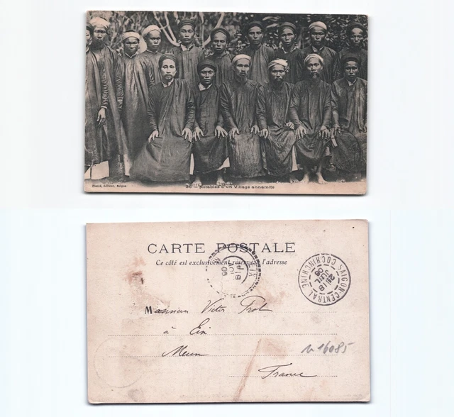 (n16085)   Annamiten 1906   Ansichtskarte Indochina (französisch)