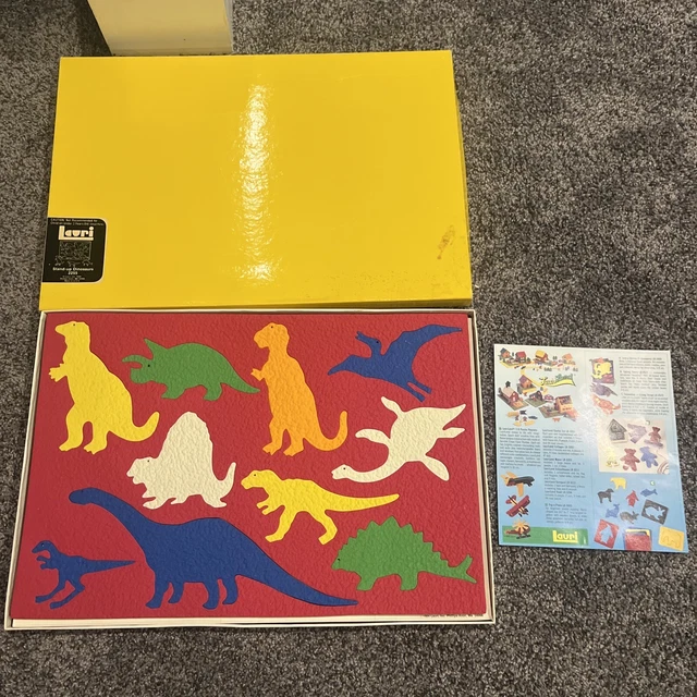 VINTAGE LAURI FOAM Puzzle Stand Up Dinosaurs 2255-Complete £22.75 ...
