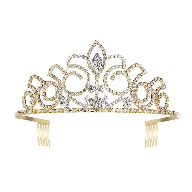 Corona con pettine ragazza tavolo bambino versione coreana grande