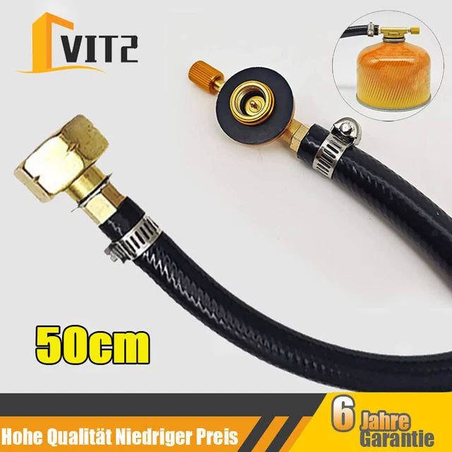 Lumi Zenva Gasnachfülladapter 3 Stück - Butan Adapter Set