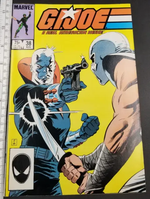 1985 Gi Joe 38 Larry Hama Story Destro Cover Marvel Comics High Grade Cgc It