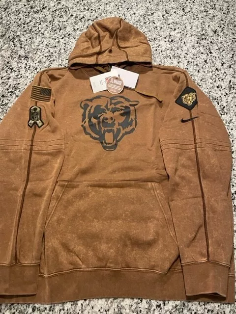 Bears salute to deals service hoodie xxl