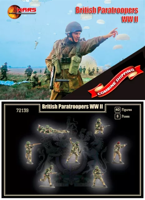 Mars Figures 72139 British Paratroopers (WWII) (40 figures) 1/72