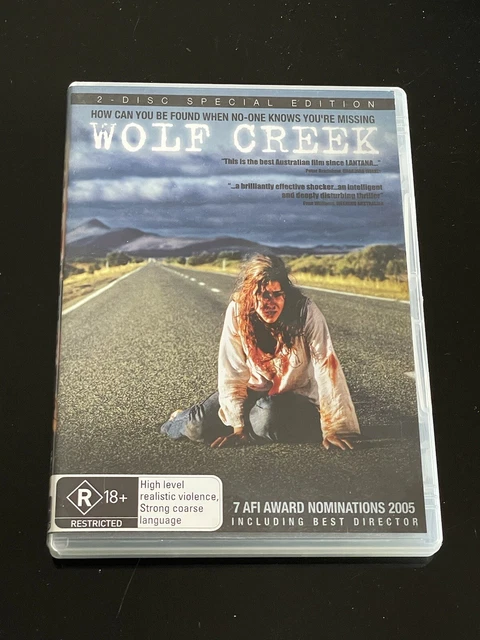 Wolf Creek DVD Region 4 2006 2 Disc Special Edition Horror Movie