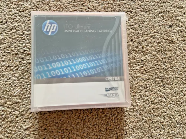 HP Ultrium LTO Universal Cleaning Cartridge C7978A (new, sealed, genuine)