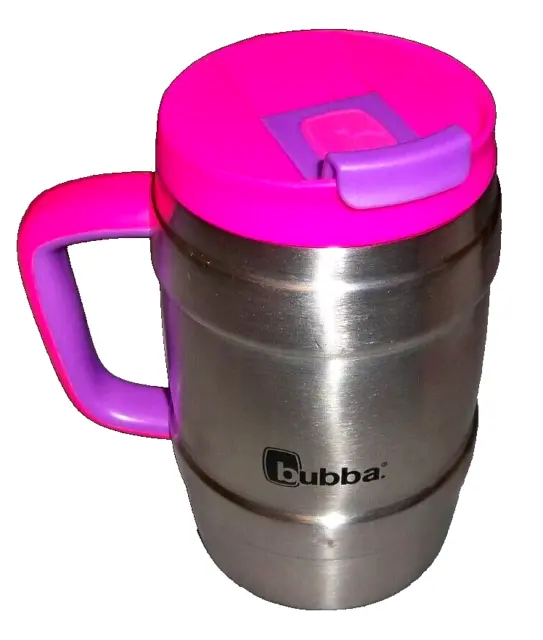 Bubba 34oz Travel Mug Pink / Purple Stainless Steel Insulated Hot Cold