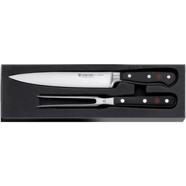 Wusthof Classic Carving Knife & Fork 2pc Set 9740 1120160204