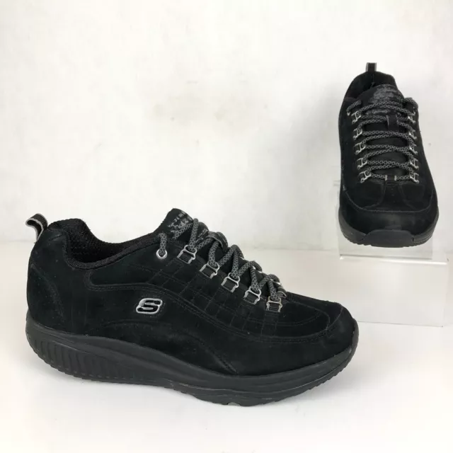 Residente censura Pirata SKECHERS WOMEN'S SIZE 8.5 Energy Blast Shape-Ups Black Lace-Up Walking Shoes  $34.65 - PicClick
