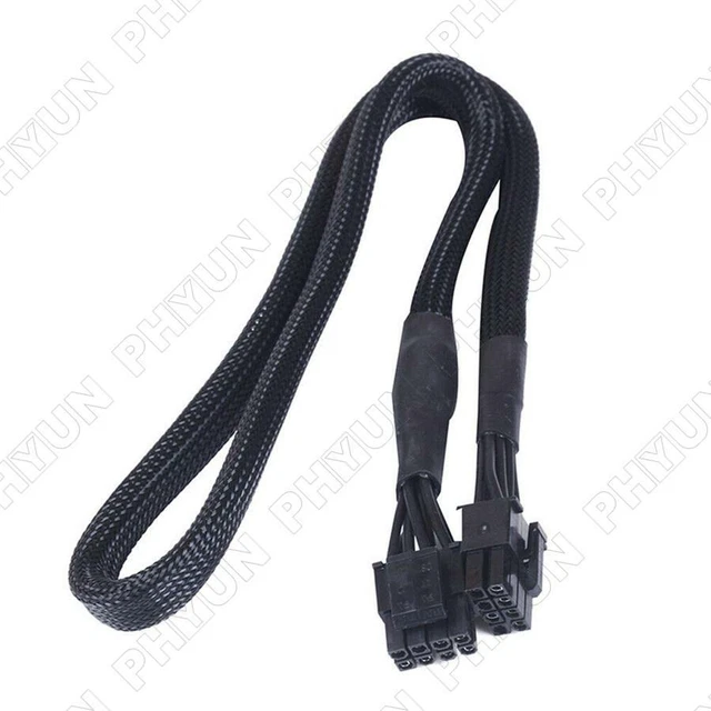 Cavo di alimentazione CPU 50 cm 8 pin nero per Corsair RM x Serie 8 PIN a 4+4 alimentatore