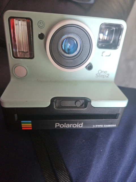 Cámara fotográfica instantánea tipo I Polaroid OneStep 2 color raro verde como nuevo en excelente condición