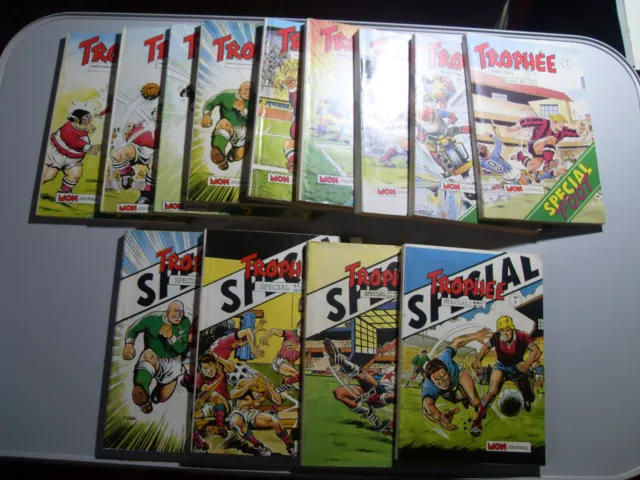 LOT 13 BD petit format -Trophée SPECIAL FOOT-1987/1988/1989-Très bon état