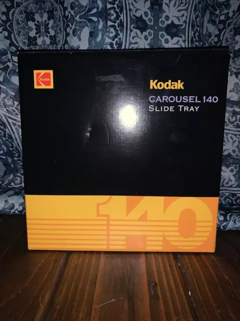 Kodak Carousel 140 Slide Tray 5193 140 2x2 Slides Opaque Black.NIB