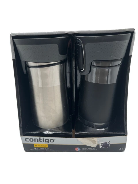 Contigo 2013292 Stainless Steel Flask - 16Oz.