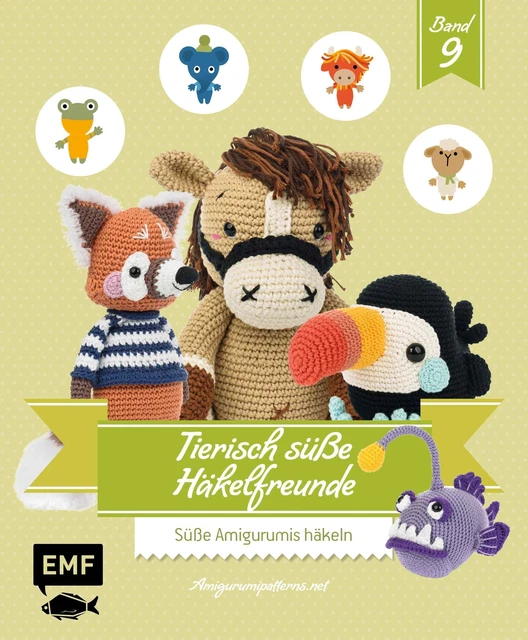 Tierisch süße Häkelfreunde 9 Amigurumipatterns. Net