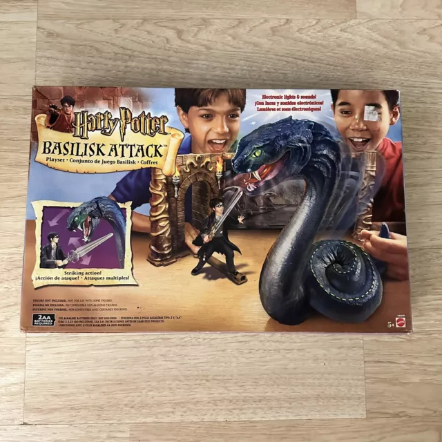 2002 Harry Potter Basilisk Attack Playset Mattel 549390