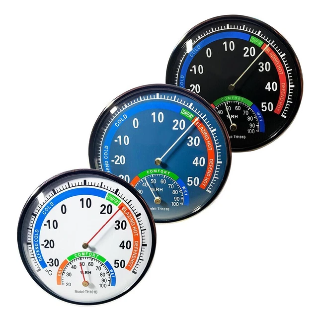 COMPACT AND ACCURATE Indoor Thermometer Hygrometer for Monitoring