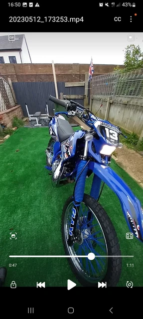 Yamaha dtre 2006 restored 30k miles electric + kickstart engine only just run in