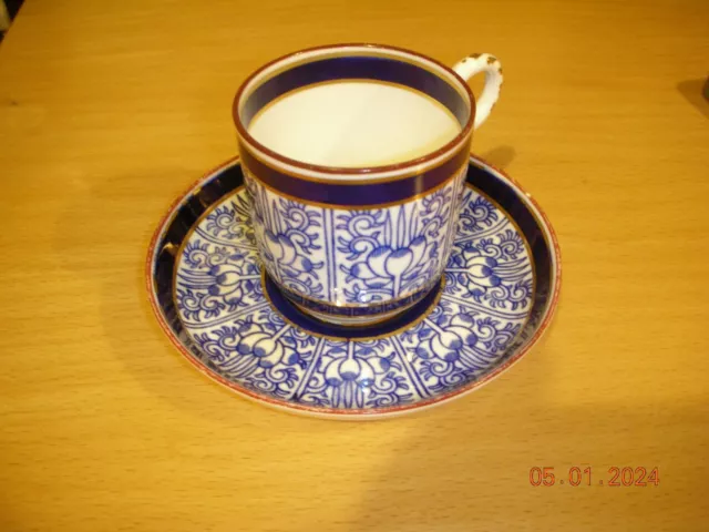 Royal Worcester cofffee cup and saucer for Thomas Goode & Co