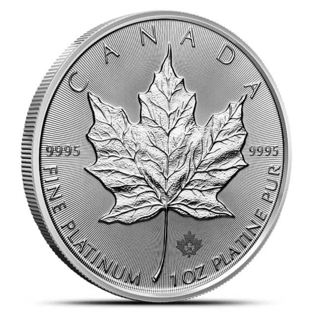 2024 1 oz Canadian Platinum Maple Leaf Coin (BU)