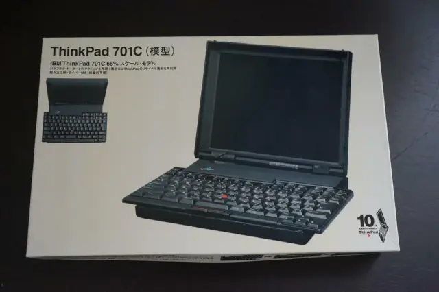 IBM Think Pad 701C Model /Plastic Model Butterfly Keyboard Limited Edition Rare