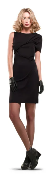 Neuf + Étiquettes * Leon Max * Robe Maillot Noir Lbd (Très, Tous Saints) 12 14 Prix De Vente 125 £