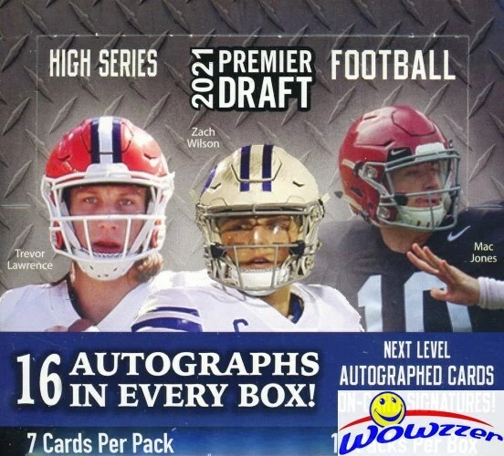 2021 SAGE FOOTBALL Premier Draft HIGH Series Factory Sealed HOBBY Box