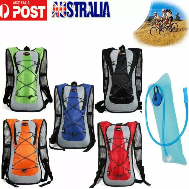 5L Bike Bicycle Hydration Pack Backpack Bag+ 2L Water Bag Camelbak Cycle Camping