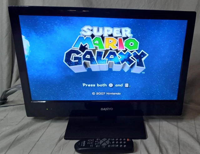 SANYO 🔥 RETRO GAMING LCD TV DP19241 19" 720P LED MONITOR sony sharp panasonic