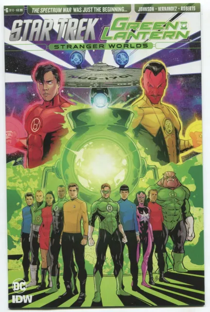 Star Trek/Green Lantern: Stranger Worlds #6! DC Comics/IDW Publishing!