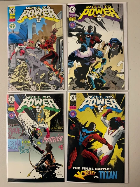 Will To Power Set:#1-12 12 different books average 8.0 VF (1994)
