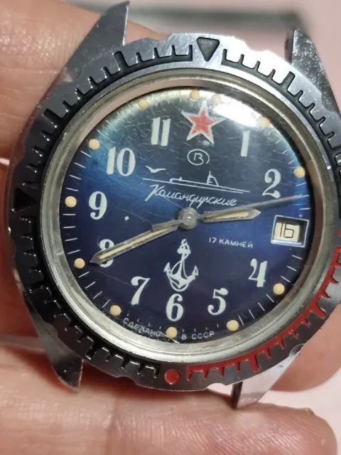 orologio vostok komandirskie Uomo Vintage Funzionante
