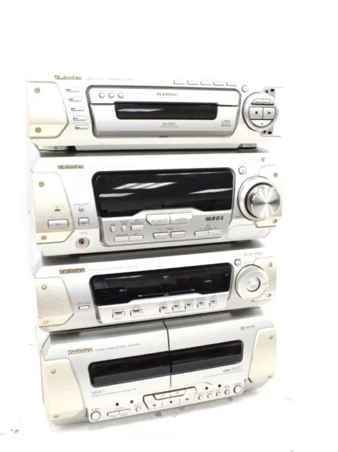 TECHNICS SL-EH780 4 Deck Hi-Fi Sound System CD, Amp, Cassette - H46