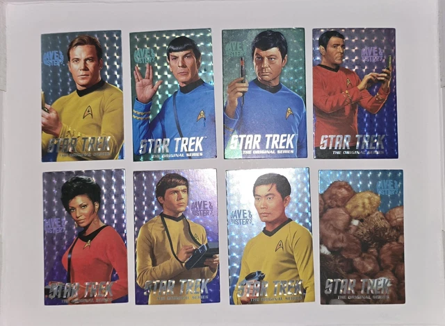 star trek coin pusher rare card DAVE AND BUSTERS Star Trek Original Series Collectible Coin Pusher Game Card  Set $9.25