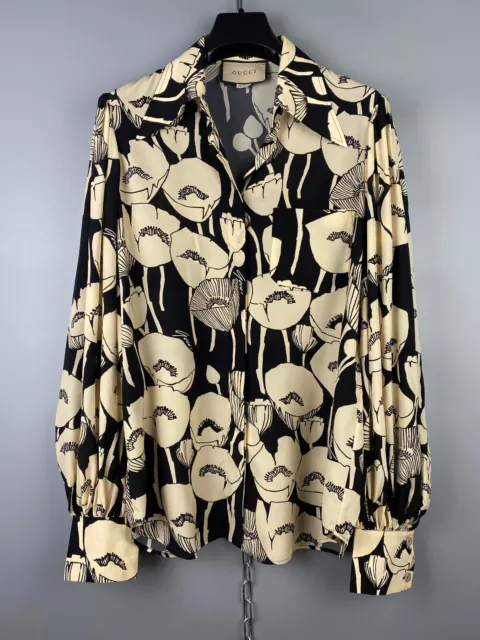 GUCCI WOMENS MULTICOLOR Cotton Italy Short Sleeve Round Neck Casual T-Shirt  COA $49.00 - PicClick