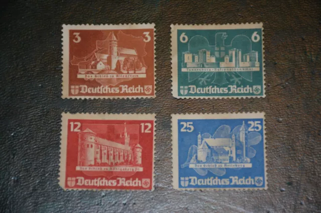 ALEMANIA III REICH 576 a 579 Ostropa 3